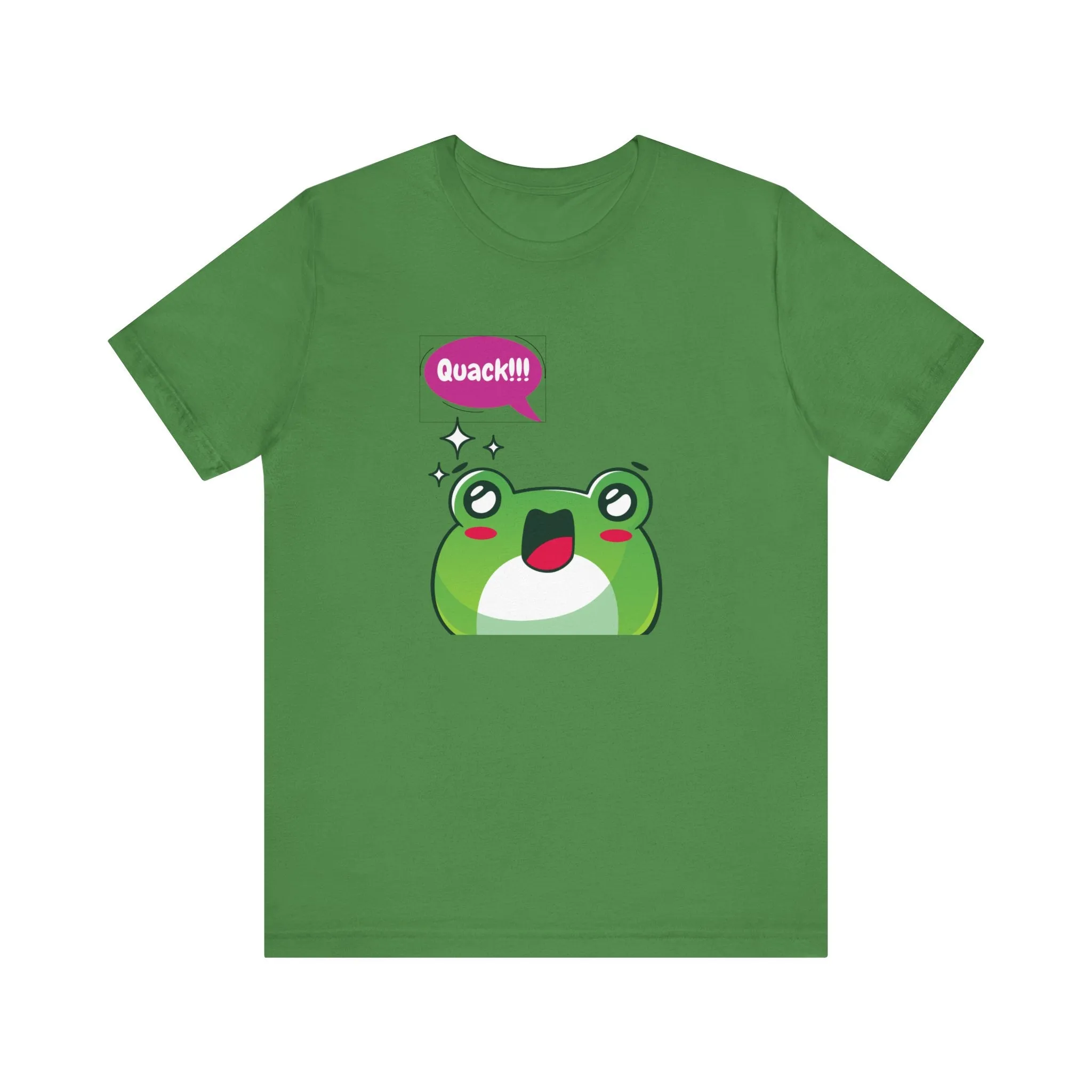 Kawaii Frog Quack Unisex Jersey Short Sleeve Tee