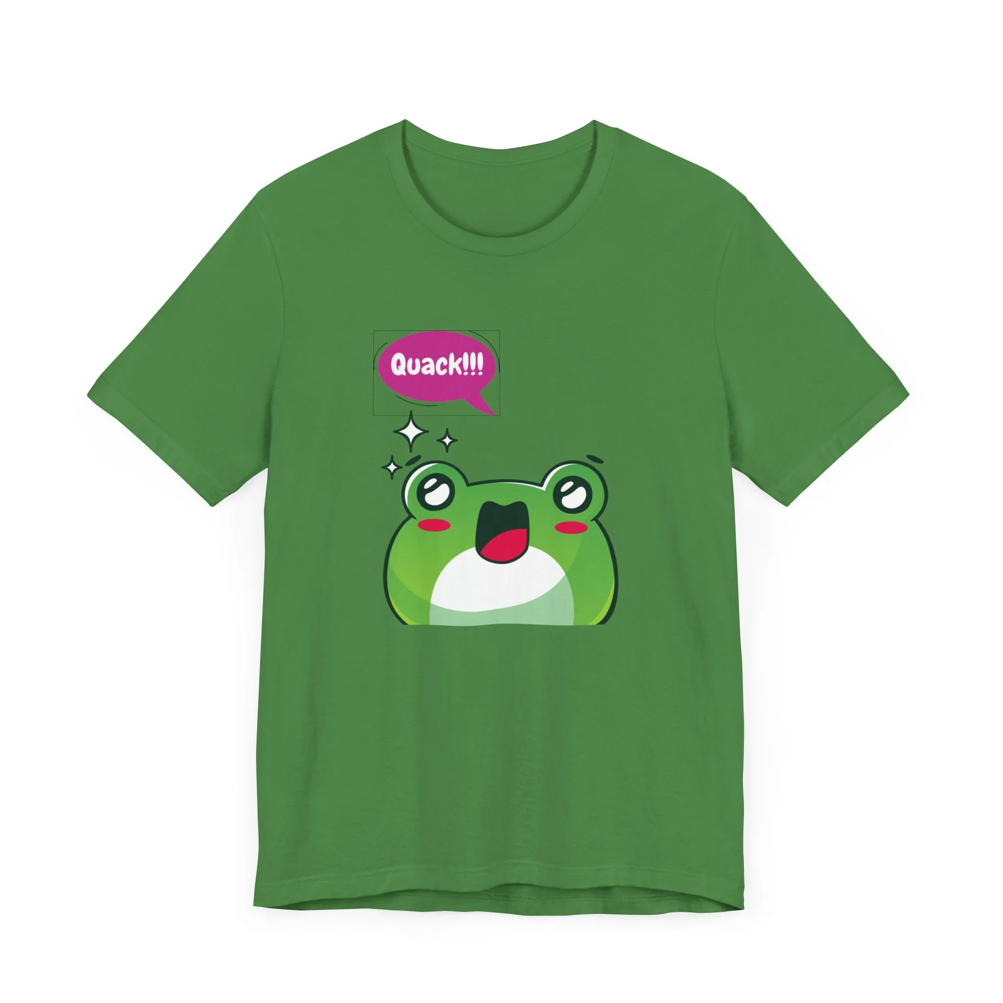 Kawaii Frog Quack Unisex Jersey Short Sleeve Tee