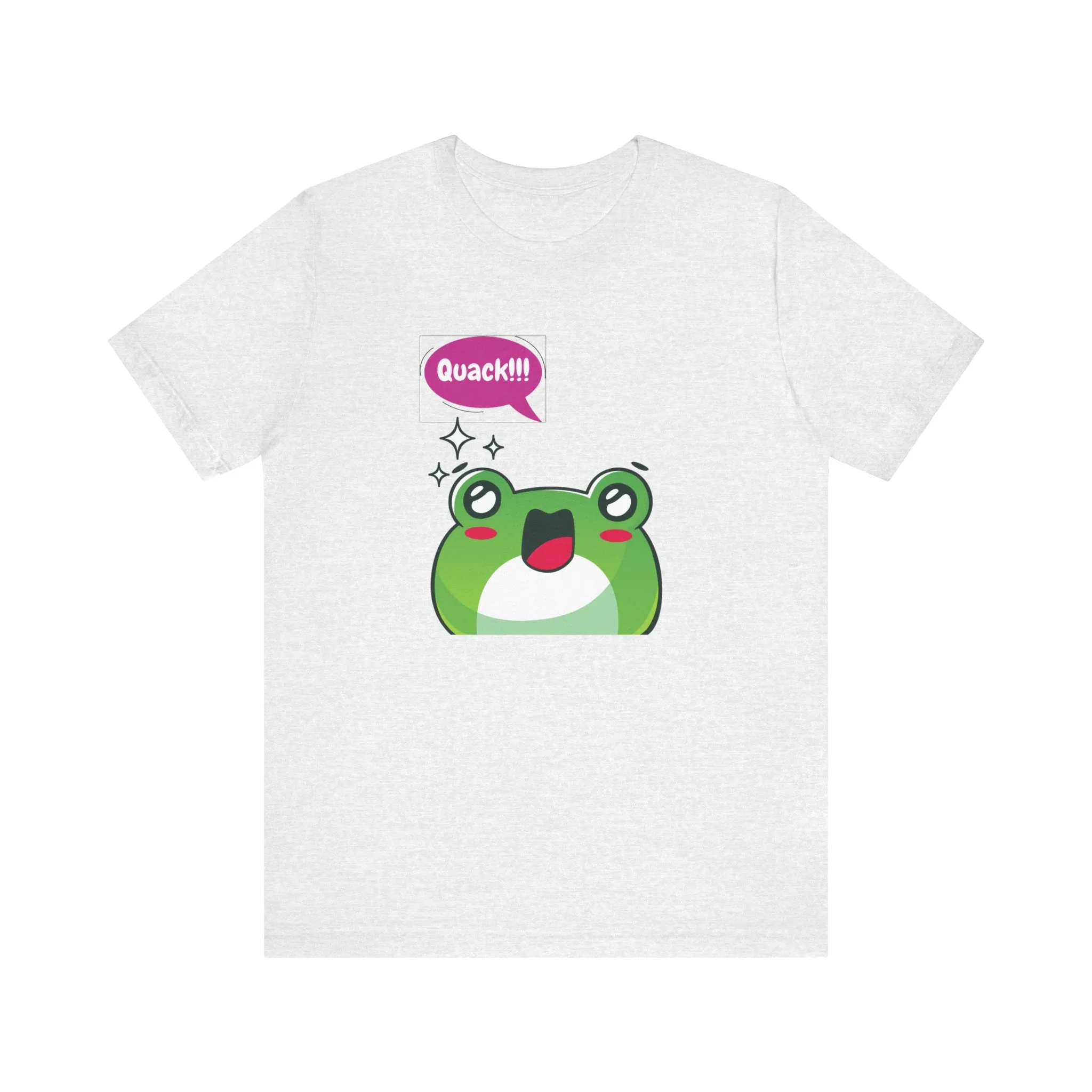 Kawaii Frog Quack Unisex Jersey Short Sleeve Tee