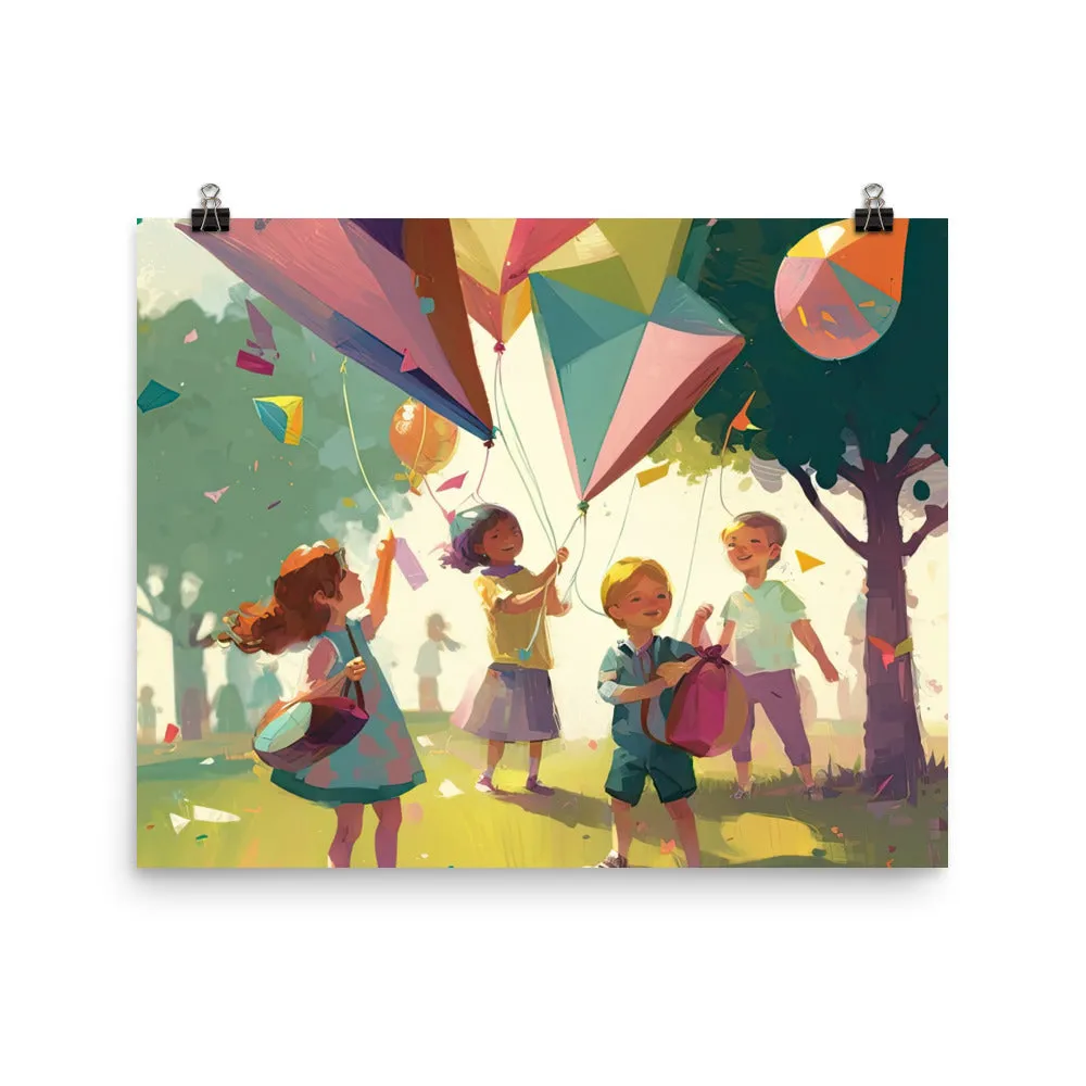 Kites and Balloons in the Park