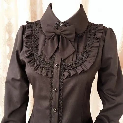 Lolita Collared Blouse (5 Colors)