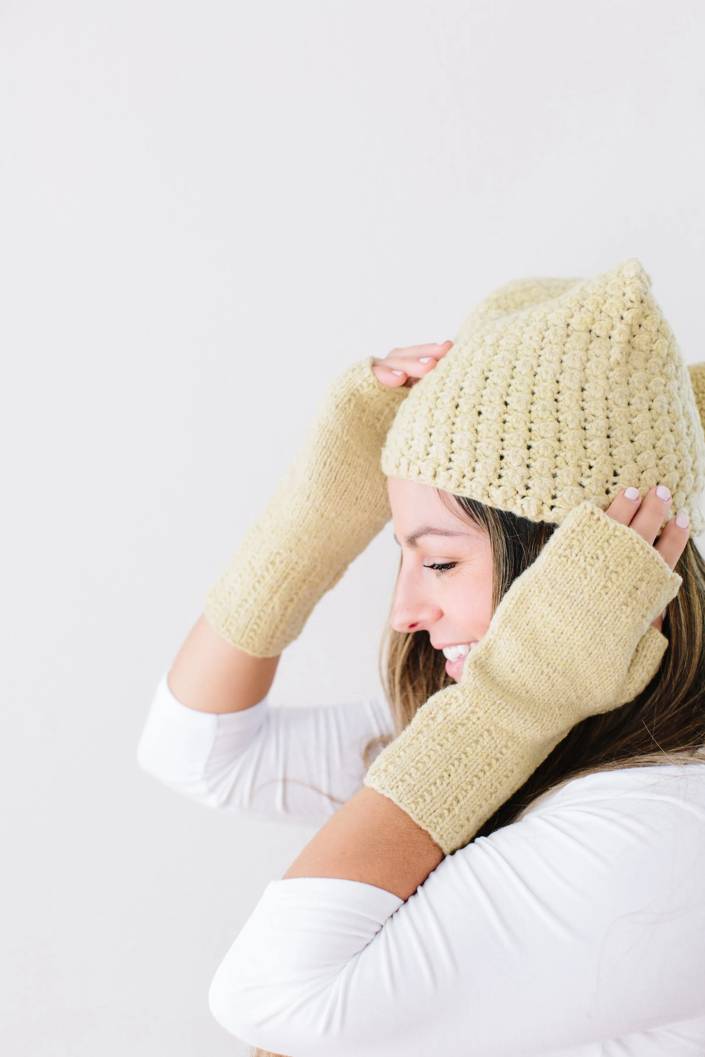 Lucie Pom Hat in Organic Merino