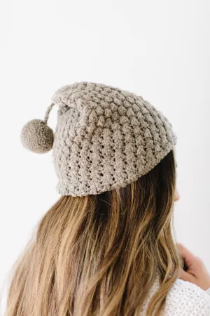 Lucie Pom Hat in Organic Merino