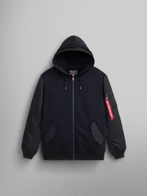 MA-1 ZIP UP HOODIE