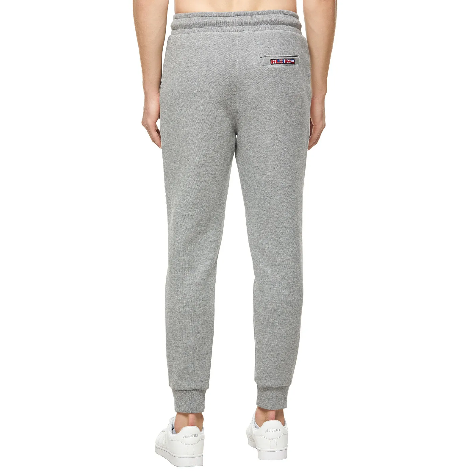 Mens Skinny Scuba Pintuck Joggers