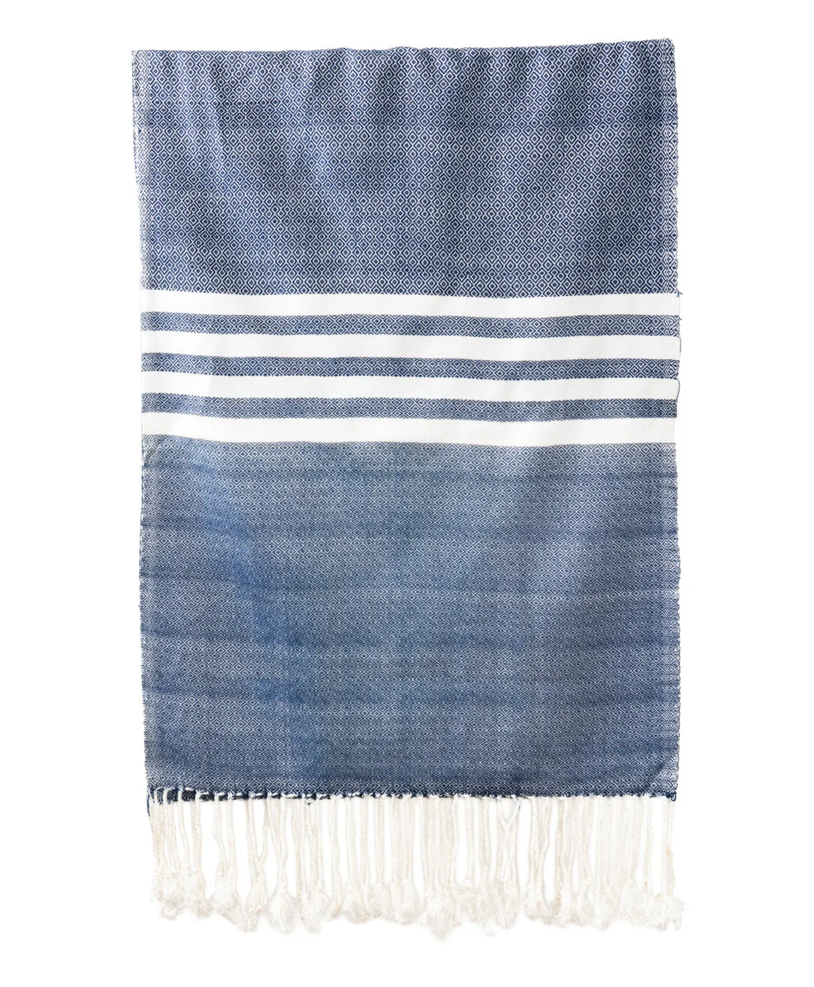 Natural Dyed Indigo Handwoven Cotton Scarf