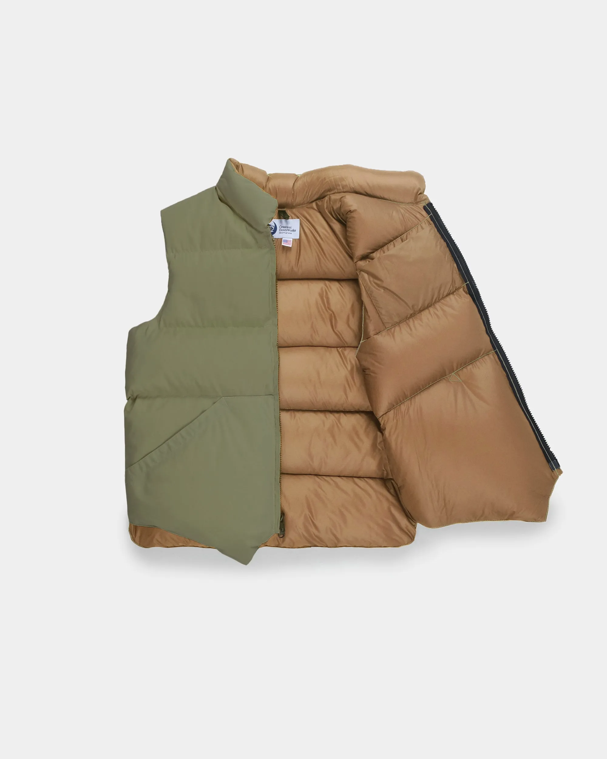 Light Olive North by Northwest Legacy Sizing Vest (Final Sale)