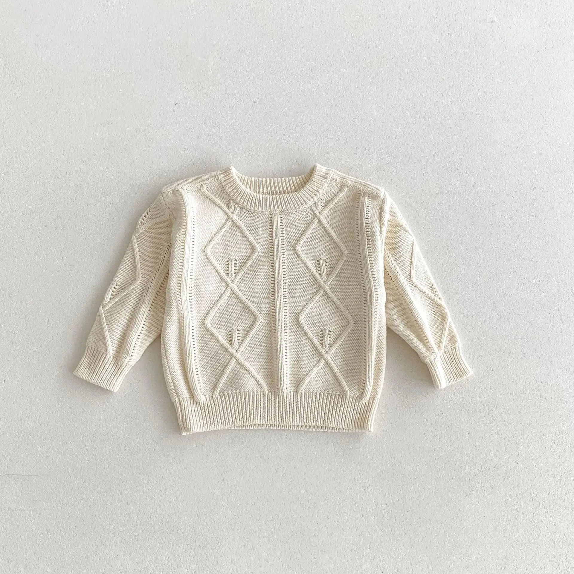 O-Neck Solid Pattern Sweater