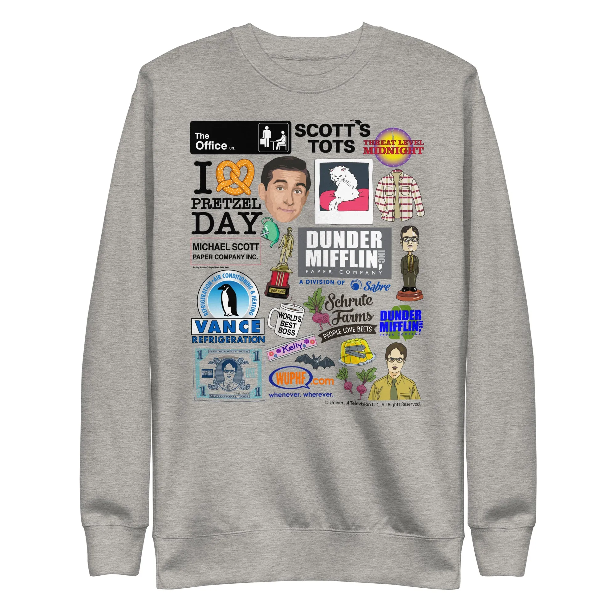 Office Icons Unisex Premium Sweatshirt