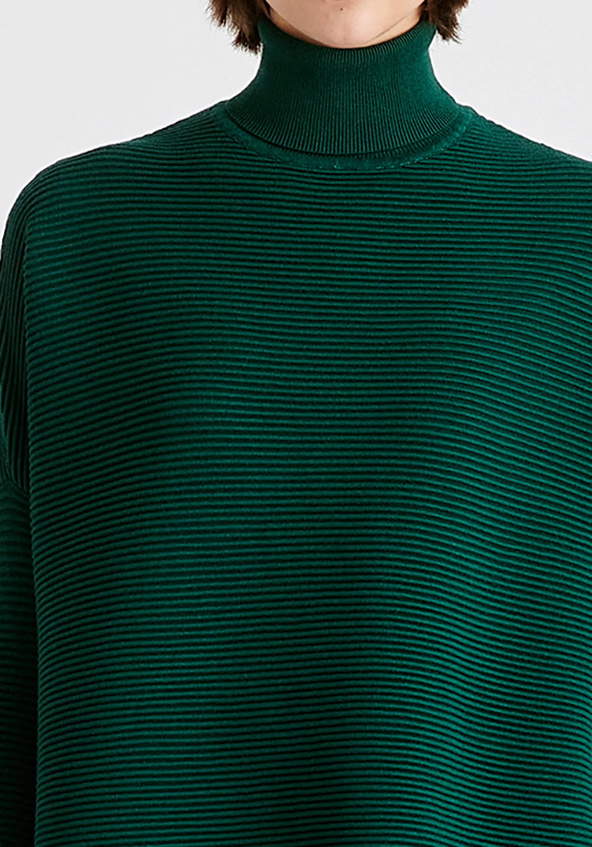 Paisie Turtleneck Ribbed Jumper