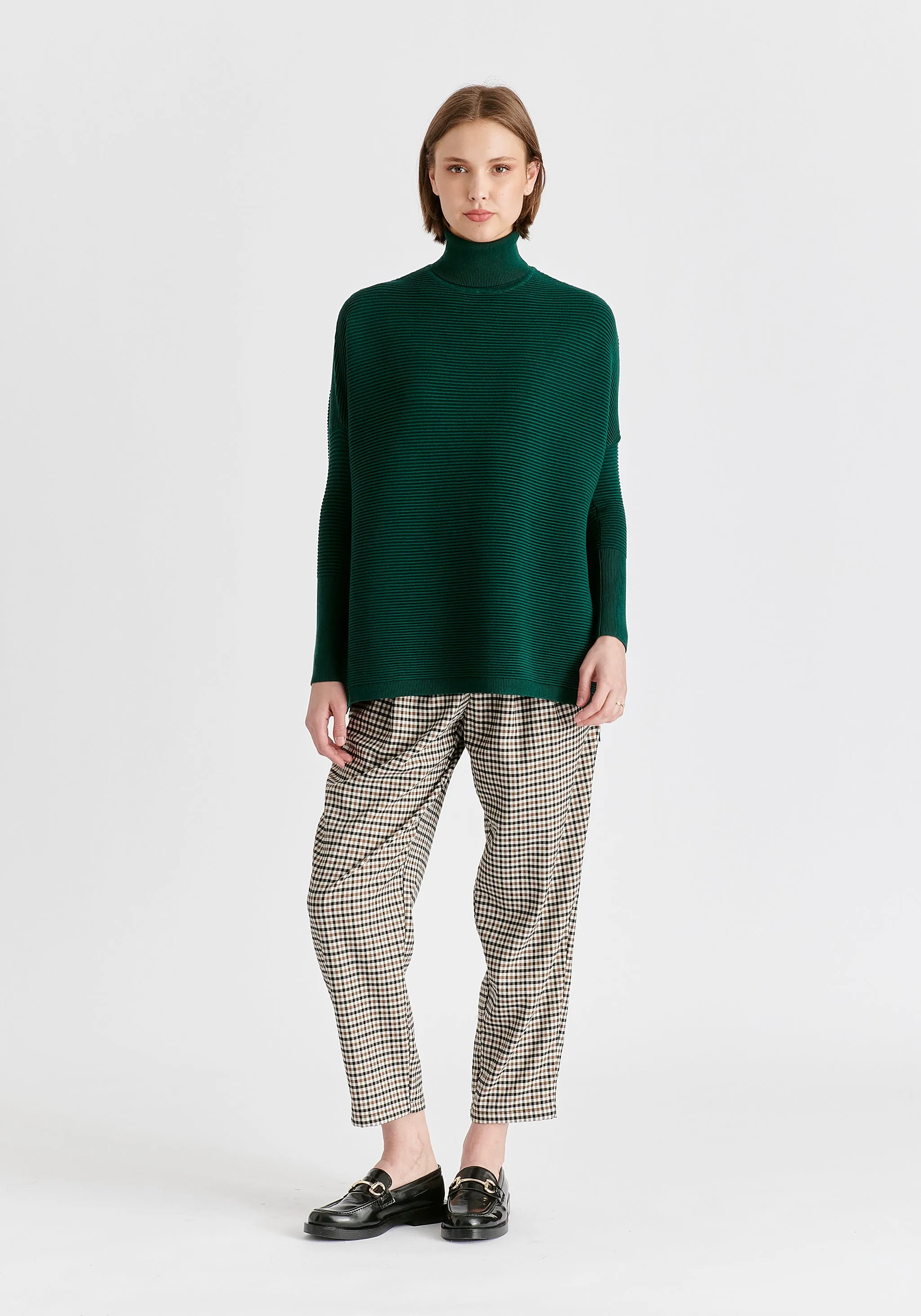 Paisie Turtleneck Ribbed Jumper