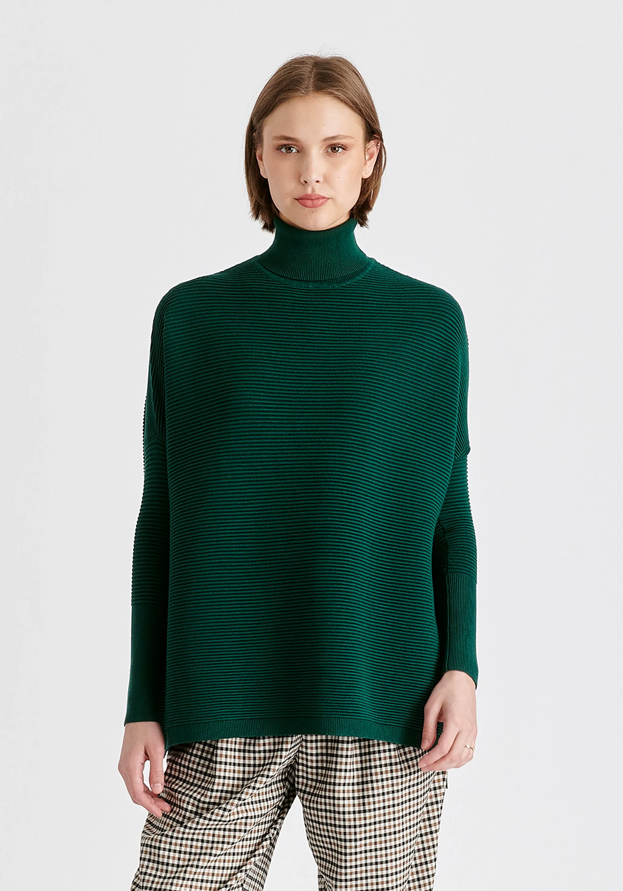 Paisie Turtleneck Ribbed Jumper