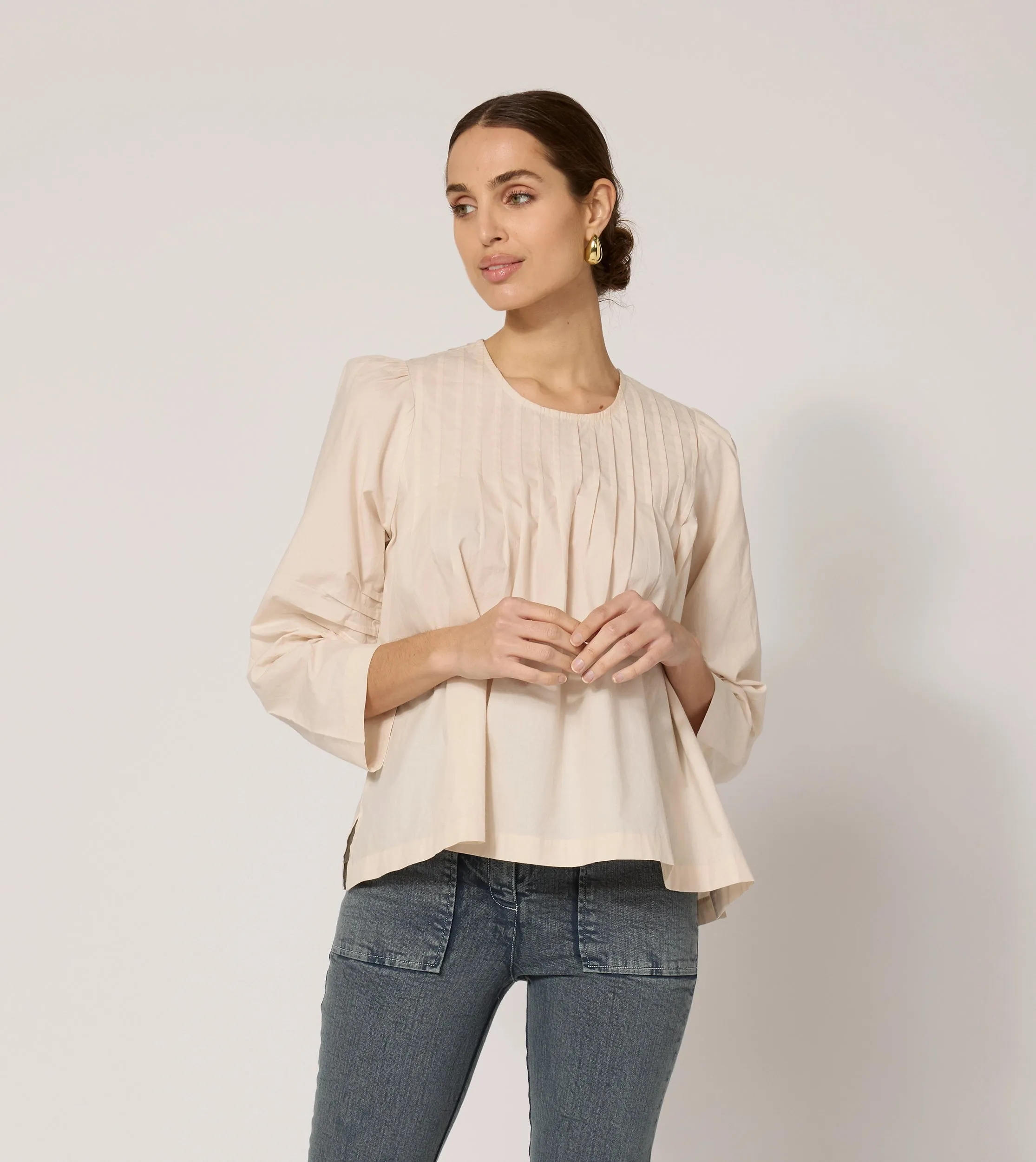 Penny Blouse | Vintage Ivory