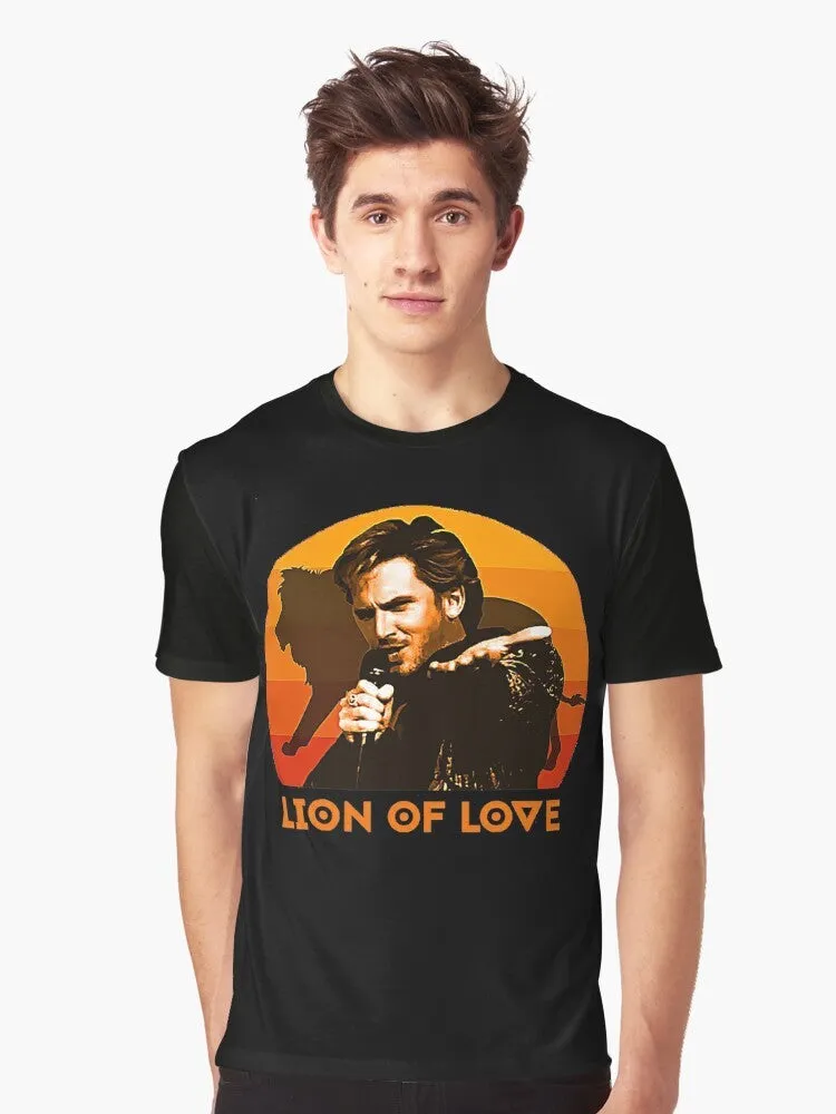 "Fire Saga Eurovision Song Contest Lion Of Love T-Shirt"