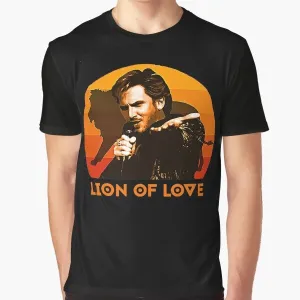 "Fire Saga Eurovision Song Contest Lion Of Love T-Shirt"