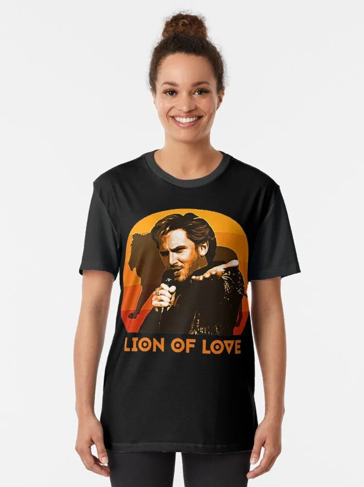 "Fire Saga Eurovision Song Contest Lion Of Love T-Shirt"