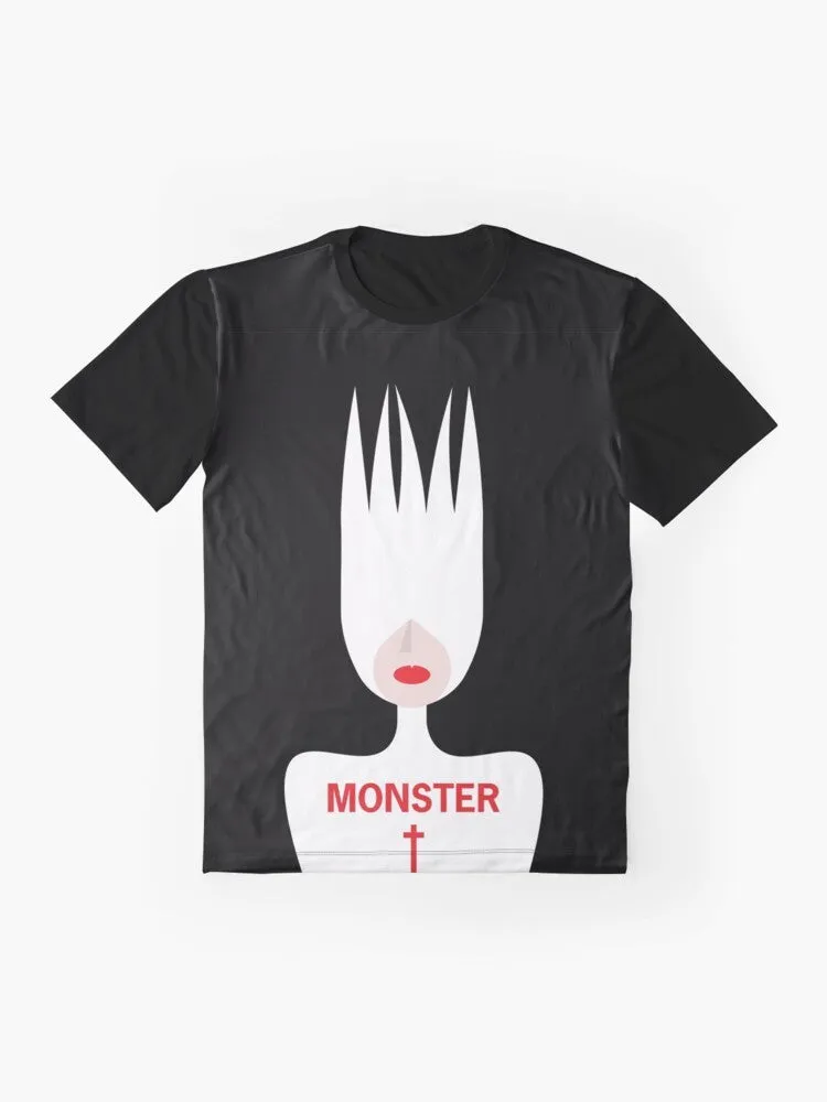 "Lady Gaga 'Bad Romance' Monster Graphic T-Shirt"