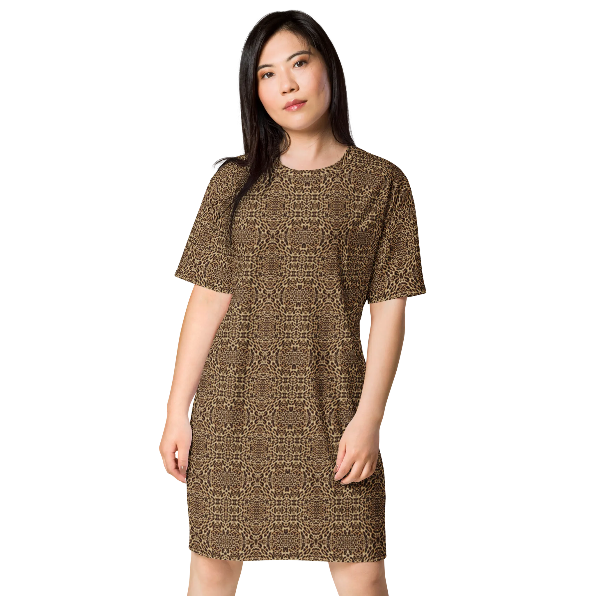 Recursia Contemplative Jaguar T-Shirt Dress