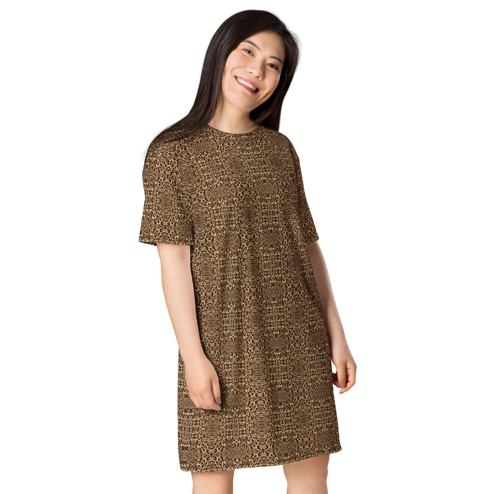 Recursia Contemplative Jaguar T-Shirt Dress