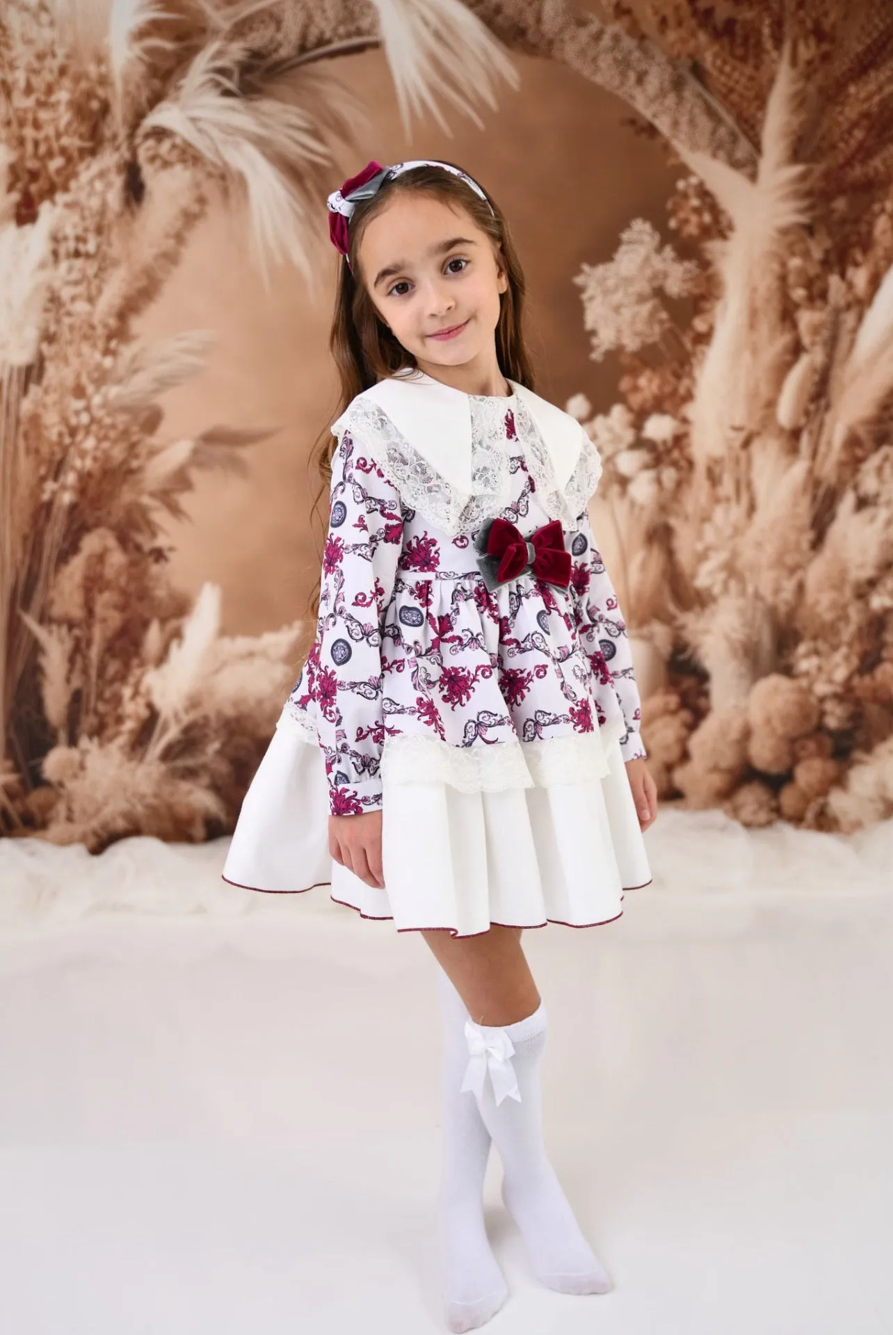 Rochy AW24 - Girls Moneda Coins Print Dress