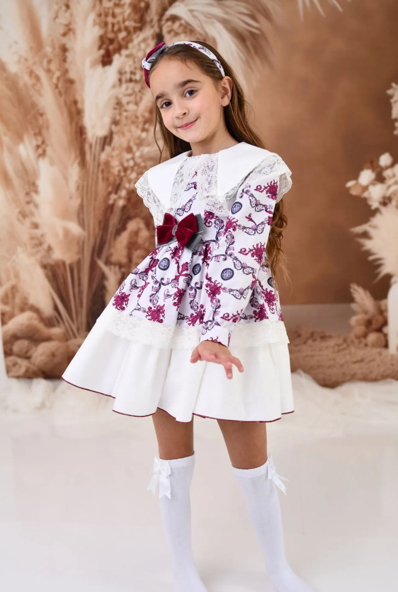 Rochy AW24 - Girls Moneda Coins Print Dress