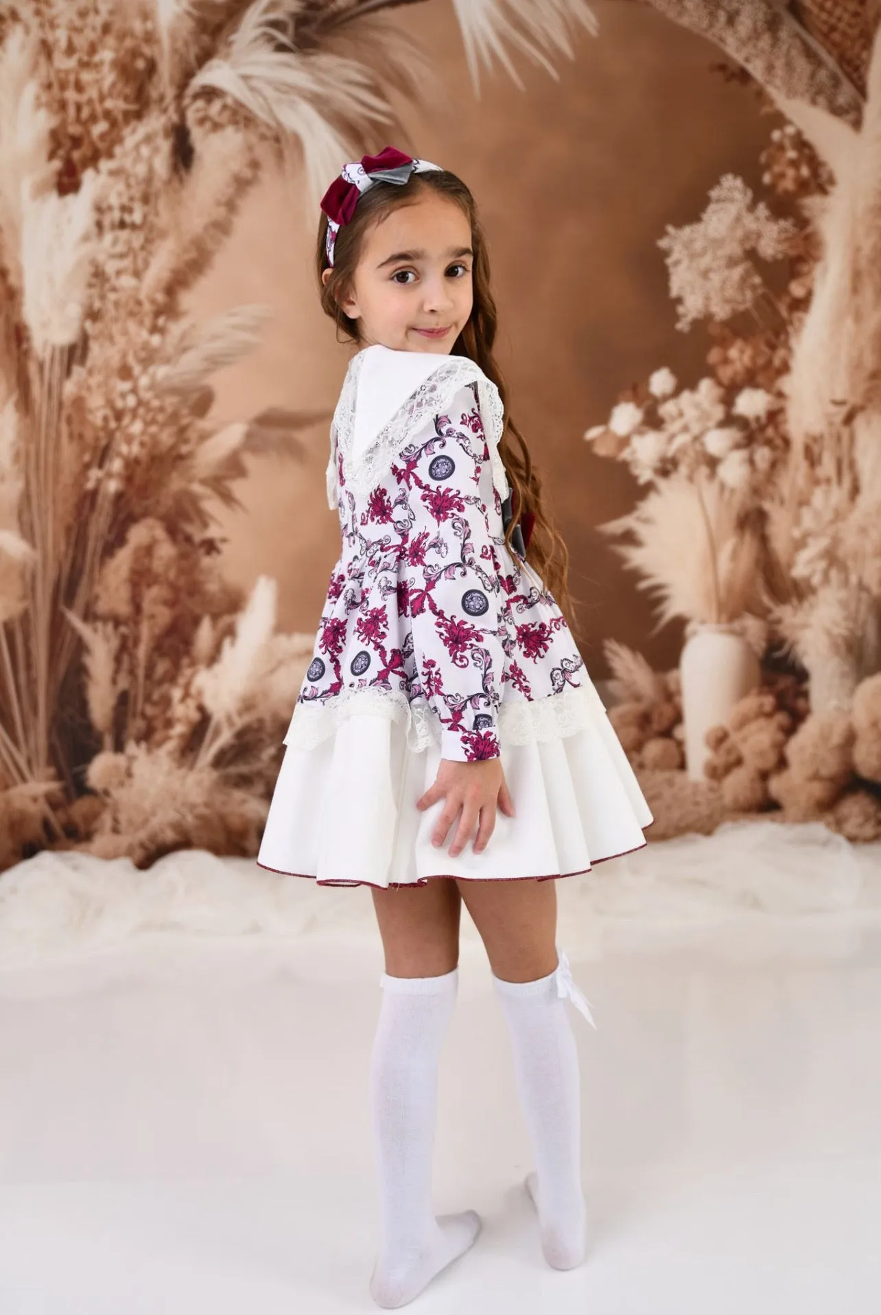 Rochy AW24 - Girls Moneda Coins Print Dress