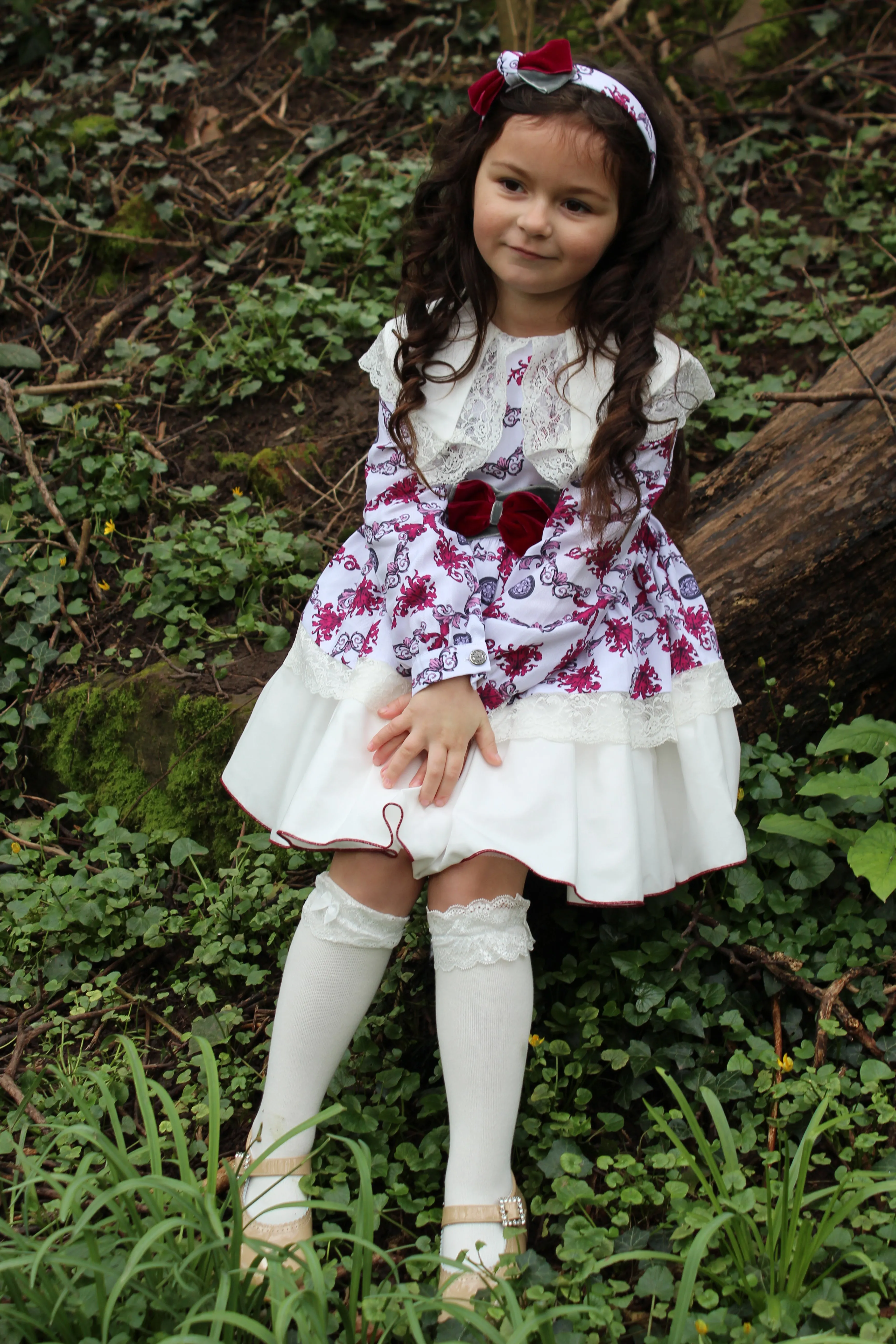 Rochy AW24 - Girls Moneda Coins Print Dress