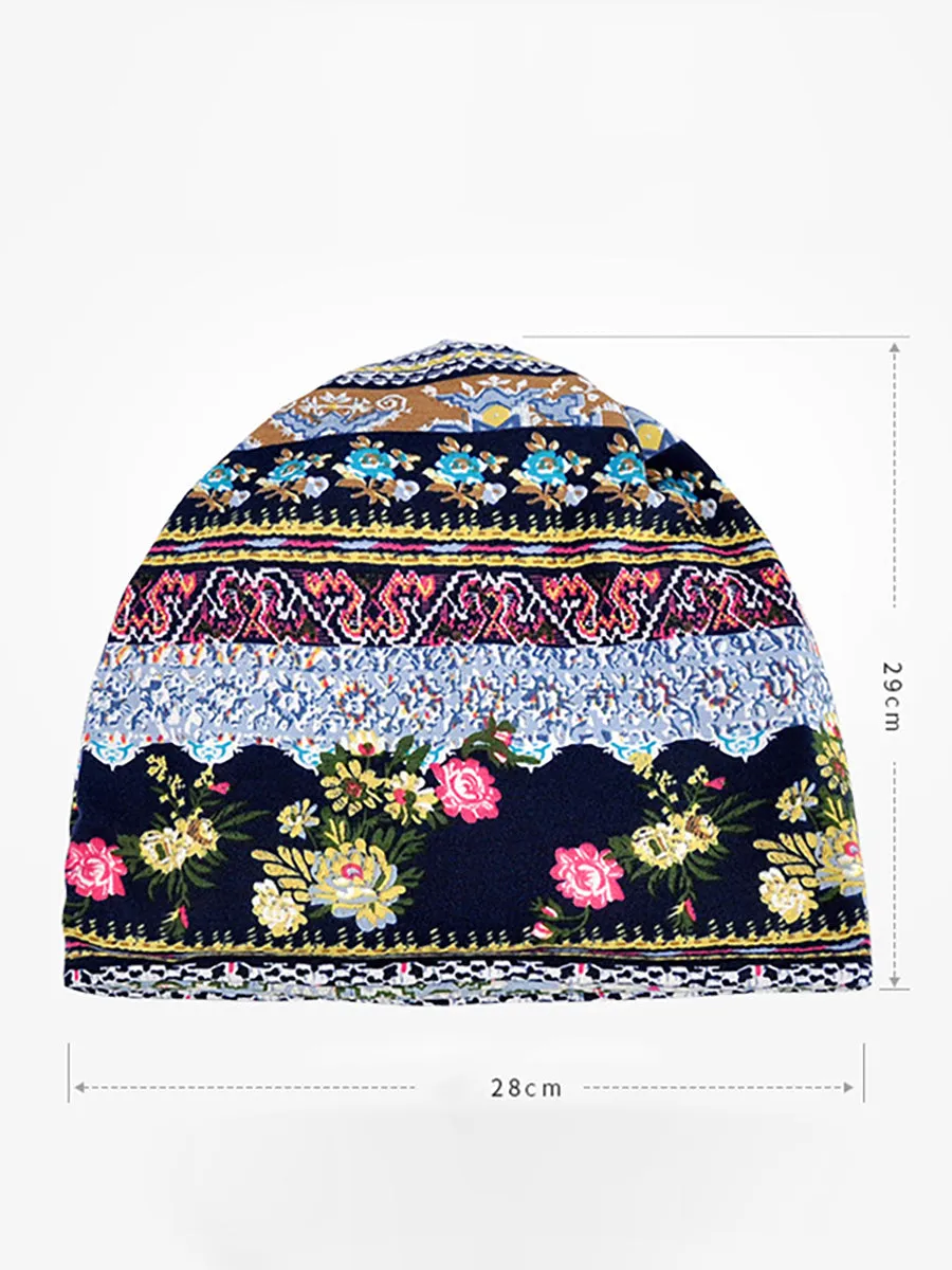 Spring Thin Women Adult Floral Prints Hat