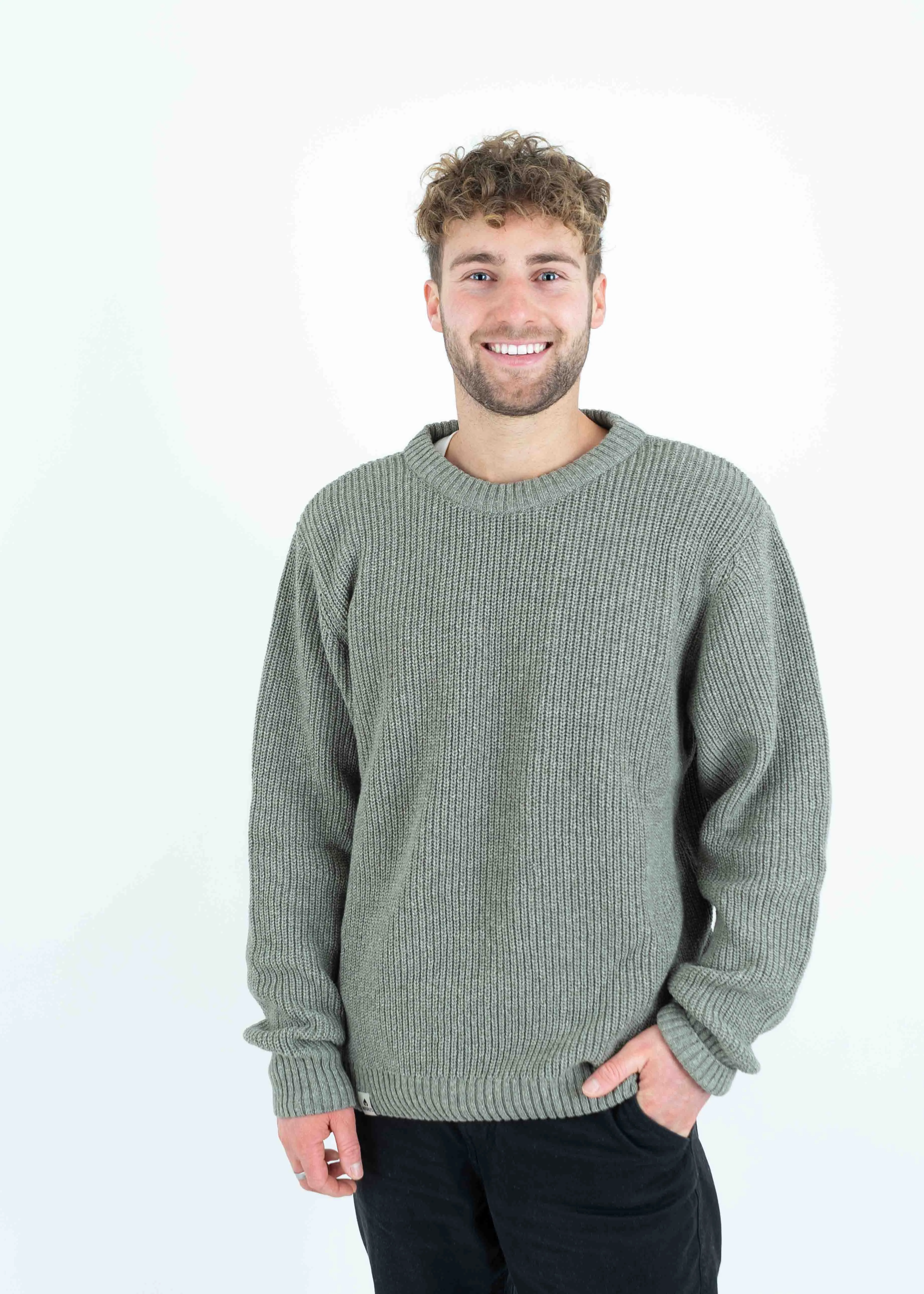 Strick-Sweater SLICHT ForestGreen