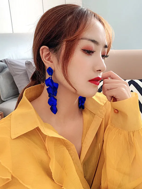 Stylish Tasseled Acrylic Earrings Accessories