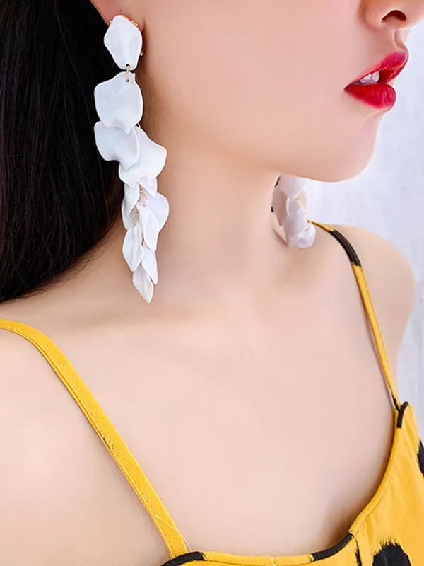 Stylish Tasseled Acrylic Earrings Accessories