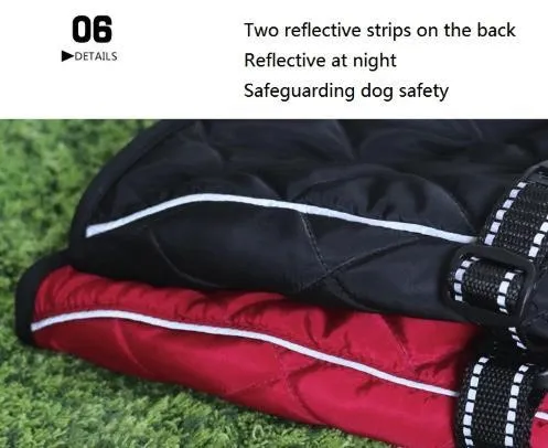 Waterproof Warm Fleece Dog Coat