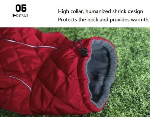 Waterproof Warm Fleece Dog Coat